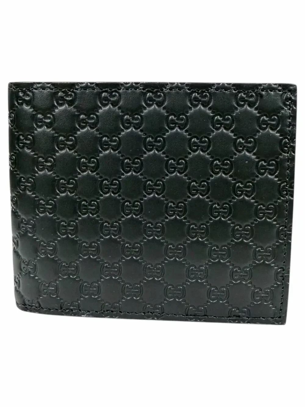 Gucci GG Microguccissima Leather Bi-fold Wallet Black Men 260987